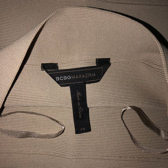 BCBG MaxAzria Taupe Bandage Skirt - Picture 3 of 5